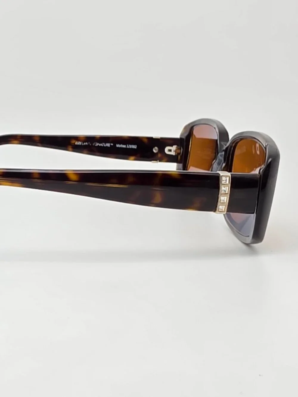 Kirkland Signature Malbec 328982 Havana Rhinestone Eyeglasses Frame w/ Case 53mm